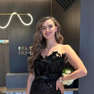 Rochie Midi Negru cu Pene DYA718