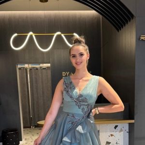 Rochie Lunga Turcoaz DYA721