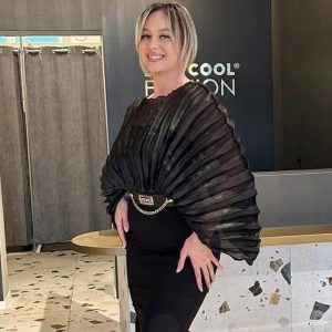 Rochie Midi Negru Evantai DYA747
