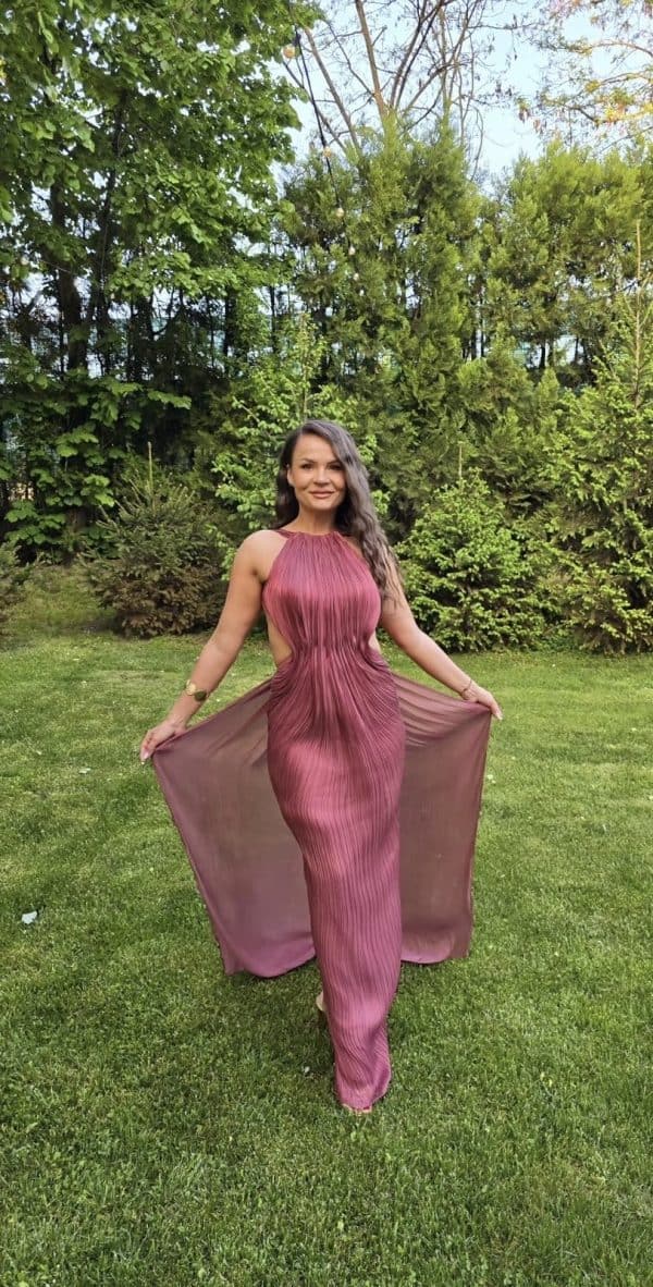 Rochie Eleganta cu Trenă DYA795 - imagine 3