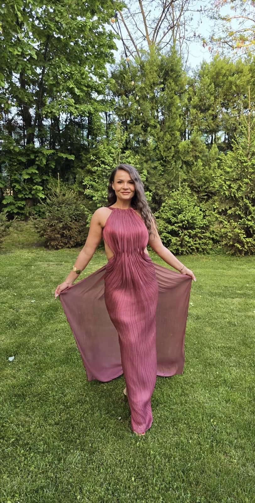 Rochie Eleganta cu Trenă DYA795 - imagine 3