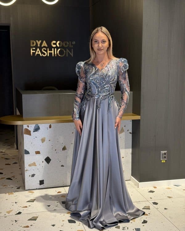 Rochie Lux Gri DYA833