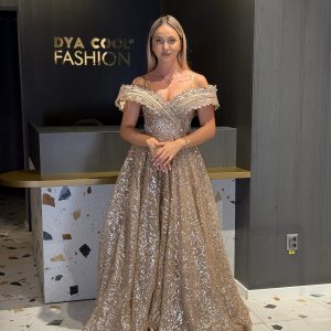 Rochie Lux Eleganta Gold DYA811