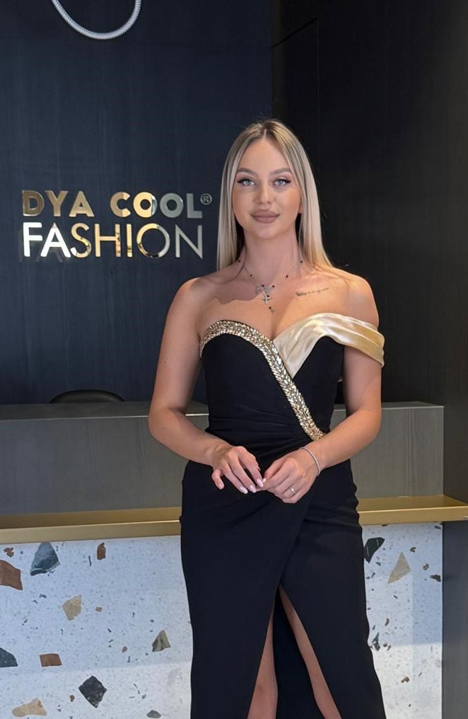 Rochie Midi Negru Mulata pe Corp DYA912