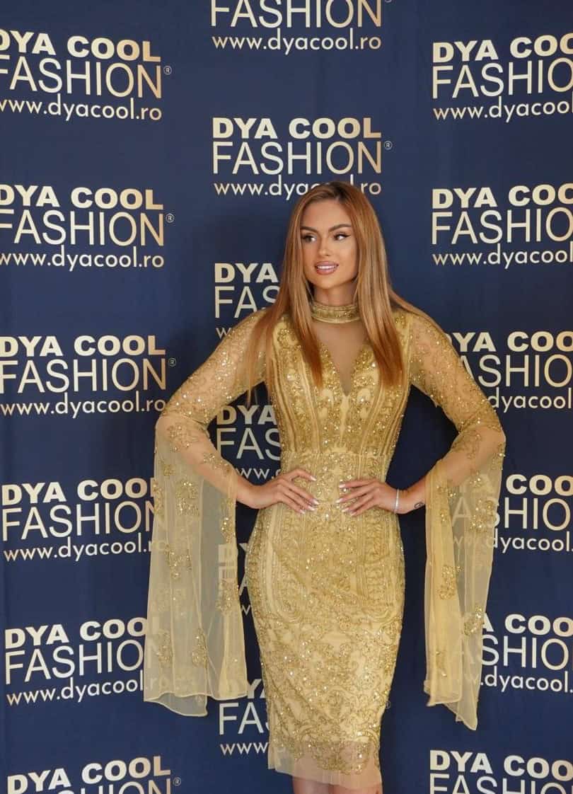 Rochie Midi Gold DYA941