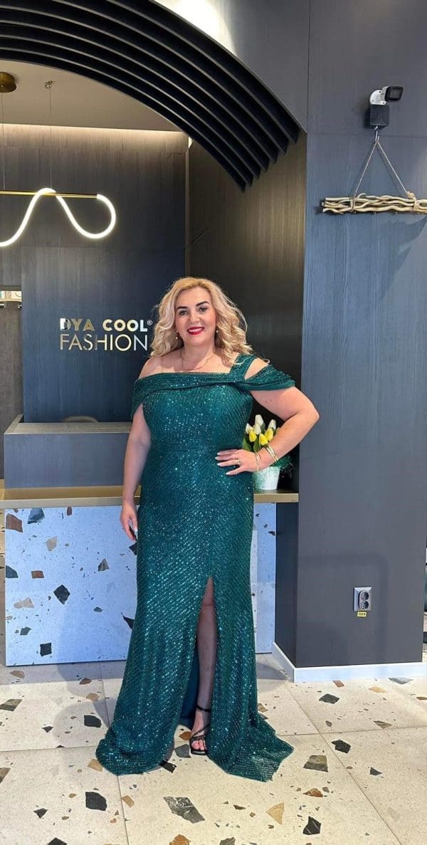 Rochie Lunga Verde DYA848