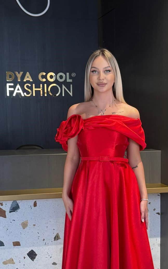 Rochie Lunga Rosu Princess DYA911