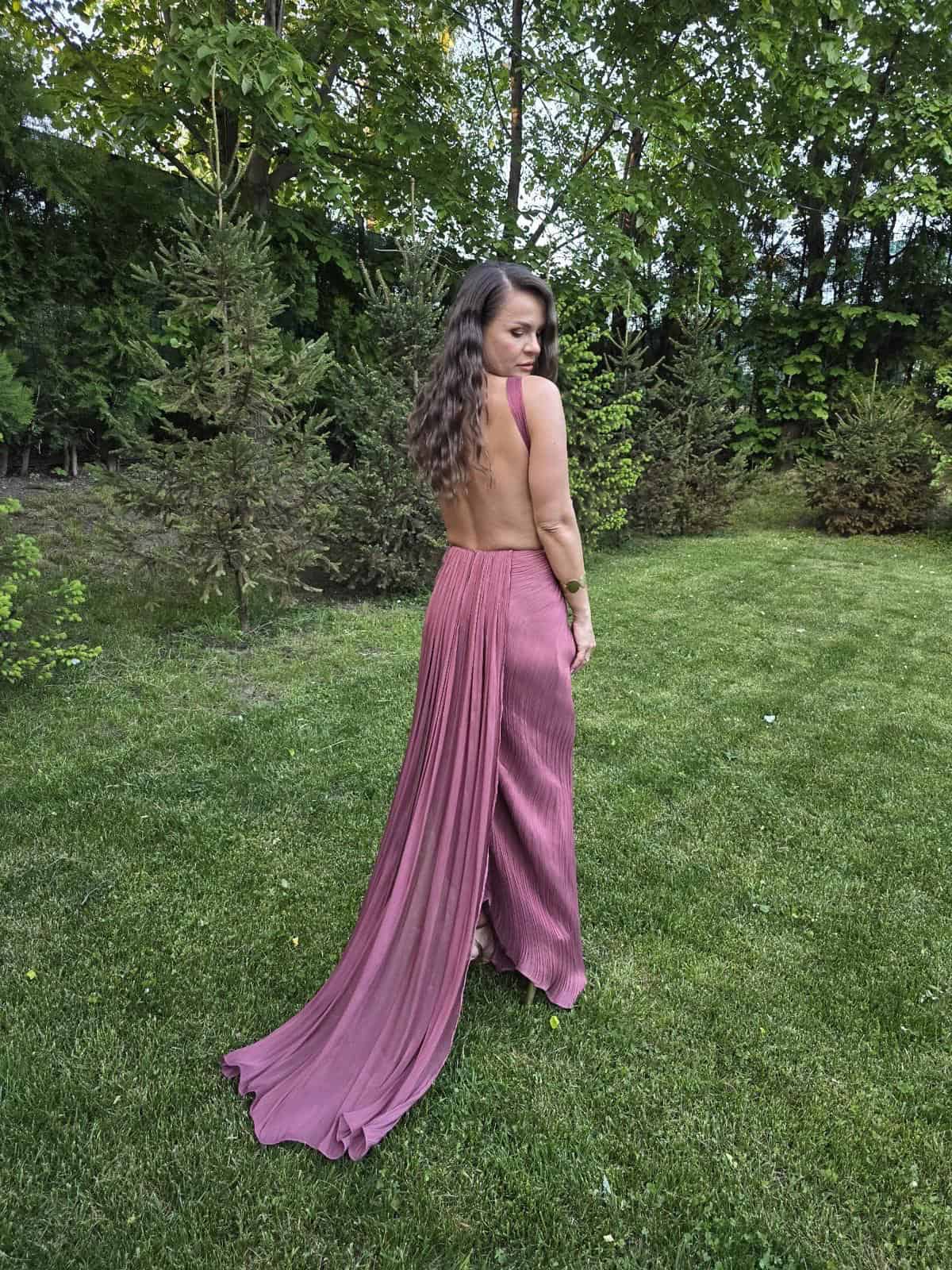 Rochie Eleganta cu Trenă DYA795 - imagine 7