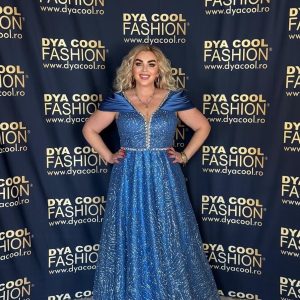 Rochie Lux Lunga Albastru DYA949