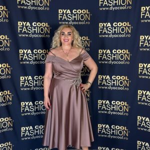 Rochie Midi Mocca cu Pietricele DYA959