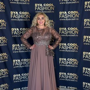 Rochie Lunga Lux Mocca Cristal DYA972
