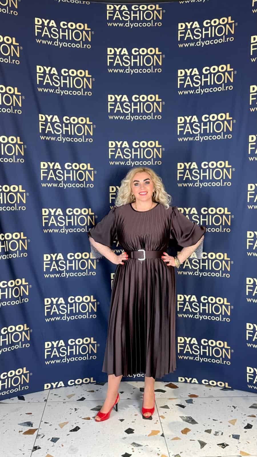 Rochie Midi Maro Pliuri si Curea DYA973