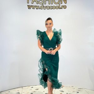 Rochie Midi cu Volane DYA1105