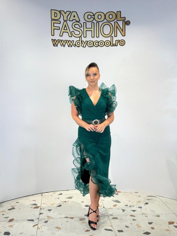 Rochie Midi cu Volane DYA1105
